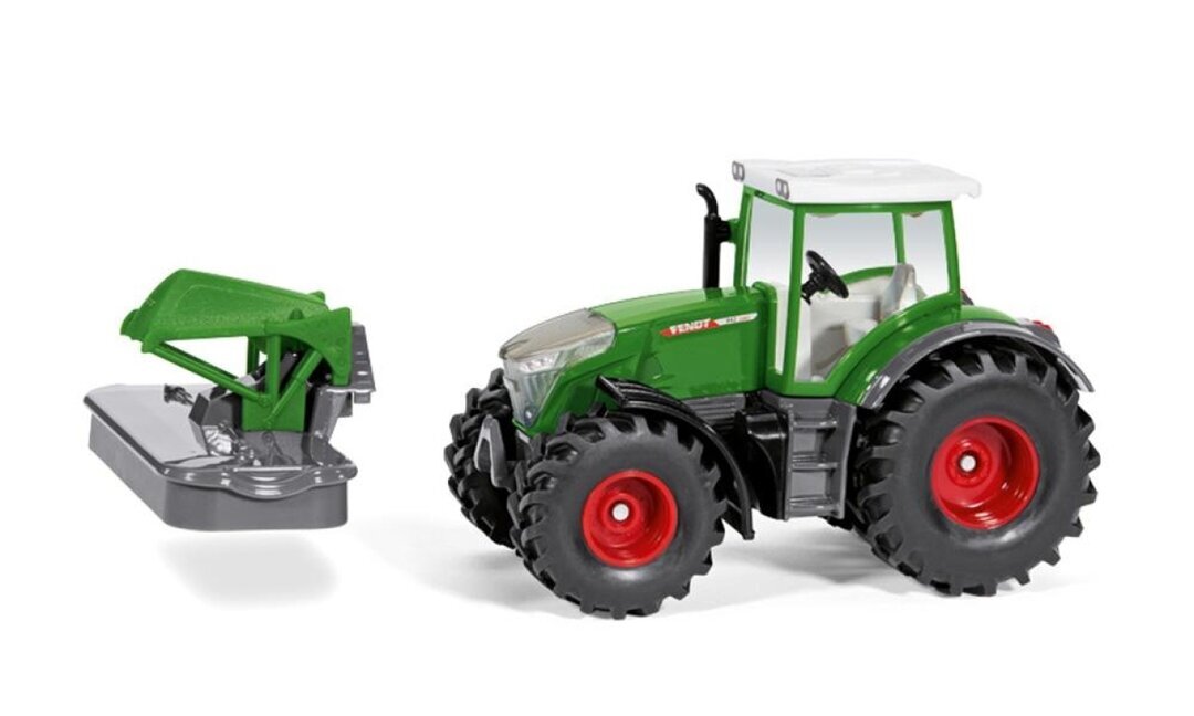 Siku Fendt 942 Vario Mit Frontmähwerk Siku, Fendt, 942, Vario, Mit, Frontmähwerk, Maschine, Rad, Traktor, Transport, Fahrzeug
