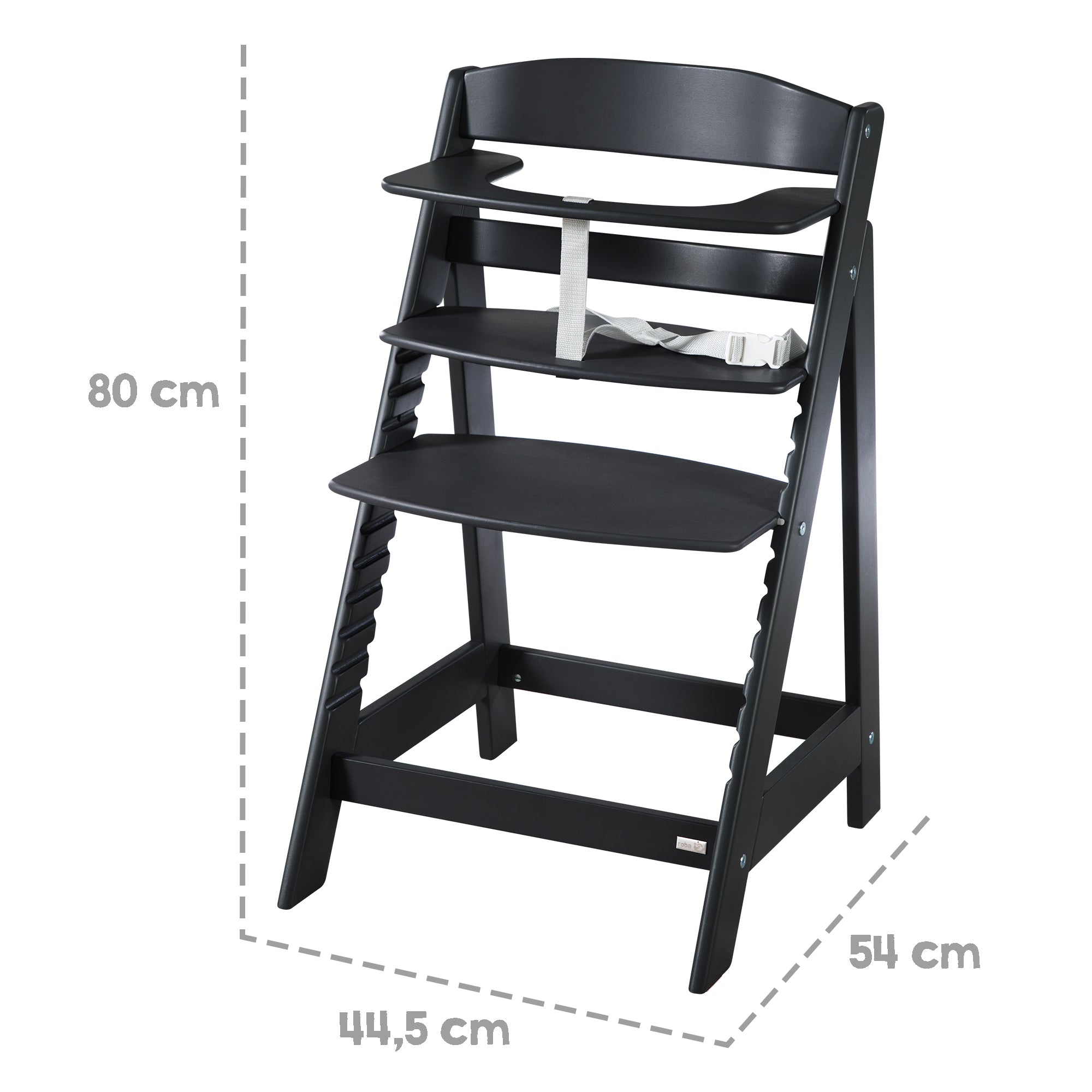 Roba 7562SN Treppenhochstuhl schwarz - Bild 8 Roba 7562SN Treppenhochstuhl schwarz - Produktbild 8