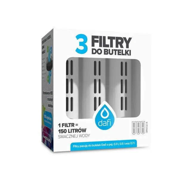PEARLCO 107842 DAFI Filterkartuschen für Trinkflasche Soft & Solid – 3 Stück – Weiß PEARLCO 107842 DAFI Filterkartuschen für Trinkflasche Soft & Solid – 3 Stück – Weiß