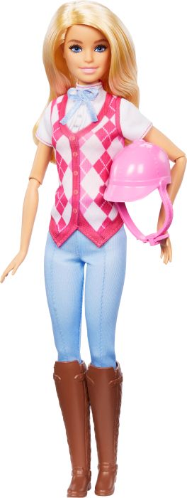 Barbie, Mysteries, Die, große, Pferdejagd, Puppe, "Malibu", beweglich, Reiter-Outfit, &, Helm, HXJ38, Puppe, Spielzeug, Figur, Person