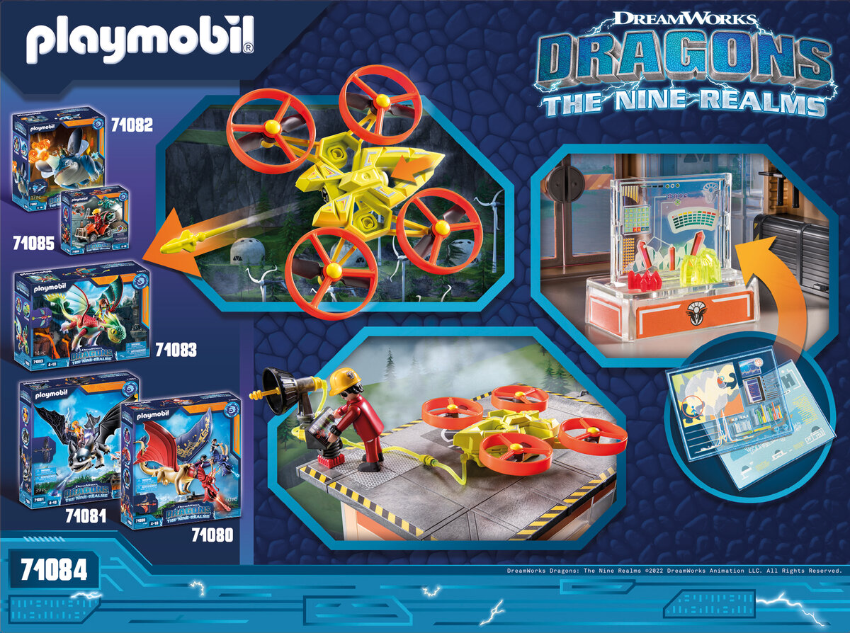 PLAYMOBIL 71084 Dragons: The Nine Realms - Icaris Lab Maschine, Rad