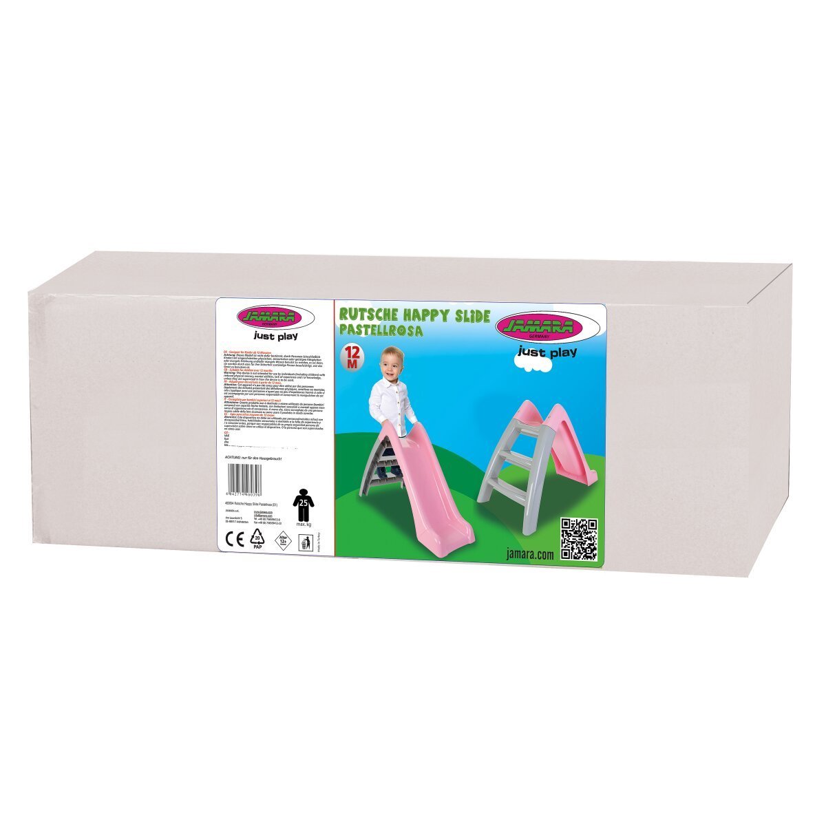 JAMARA Rutsche Happy Slide pastellrosa ab 12 Monaten JAMARA Rutsche Happy Slide pastellrosa ab 12 Monaten