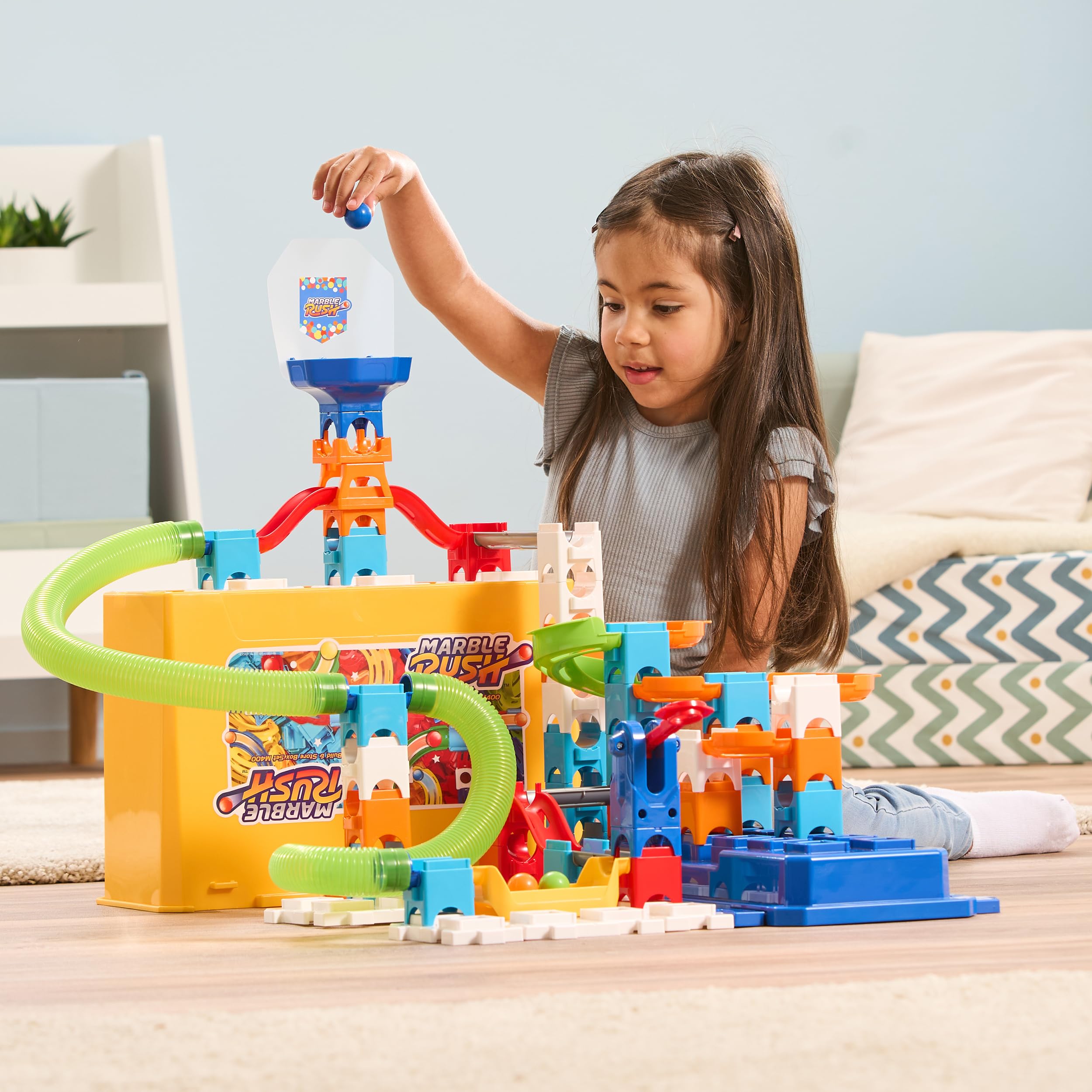 VTech Marble Rush - Build & Store Box Set M400 80571704 Kind, Weiblich, Mädchen, Person, Spielzeug