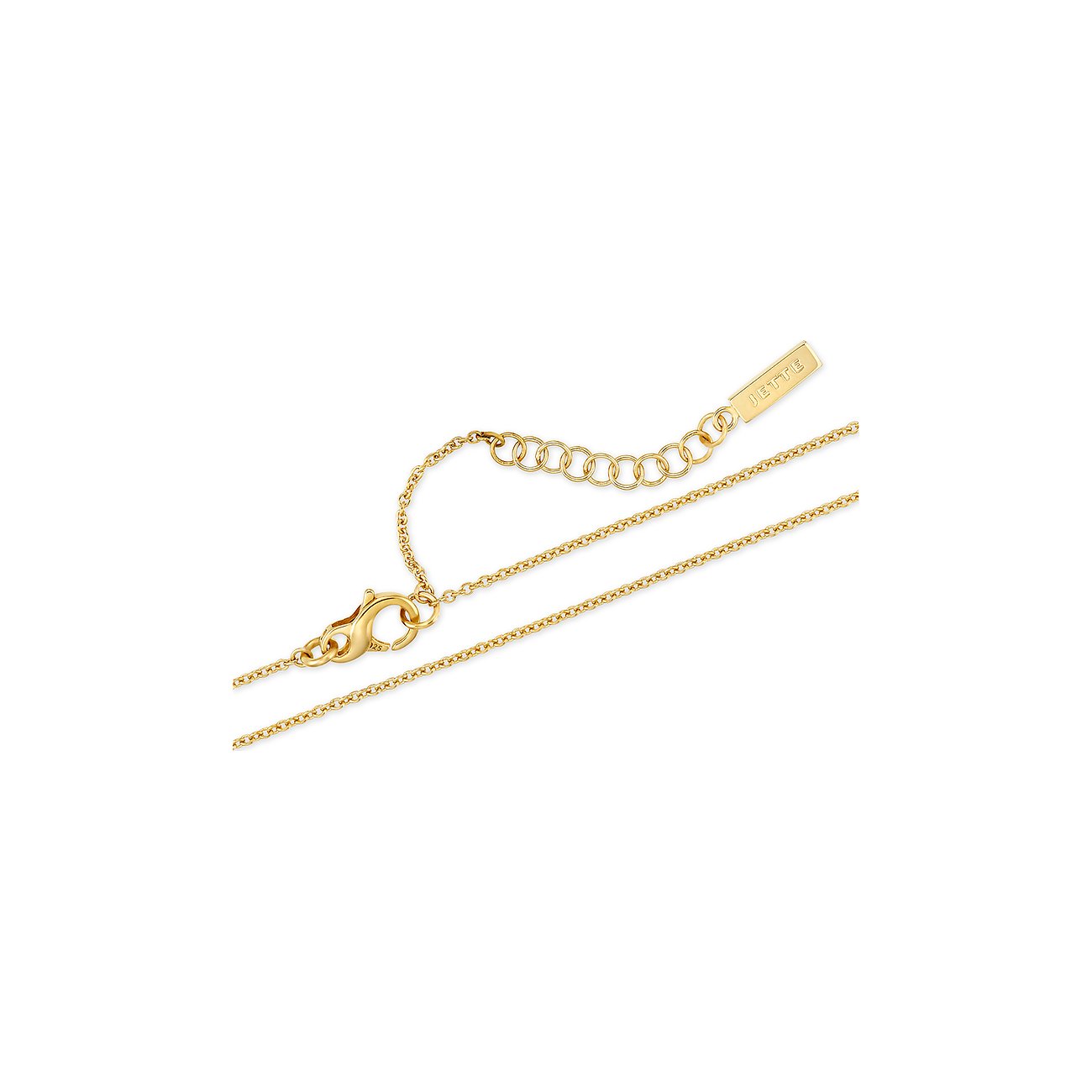 JETTE S.88336071 KETTE M. HERZANHÄNGER, GELBGOLD