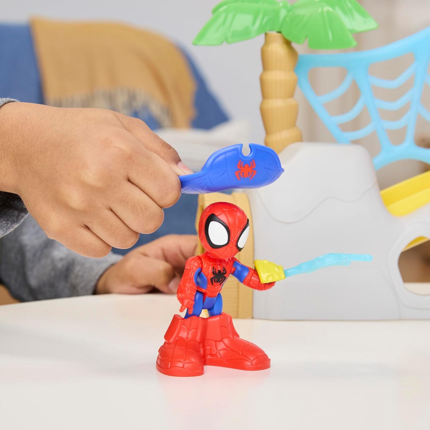 Marvel Spidey und Seine Super-Freunde Water-Webs Spidey Insel Spielset mit 2 Figuren Marvel Spidey und Seine Super-Freunde Water-Webs Spidey Insel Spielset mit 2 Figuren
