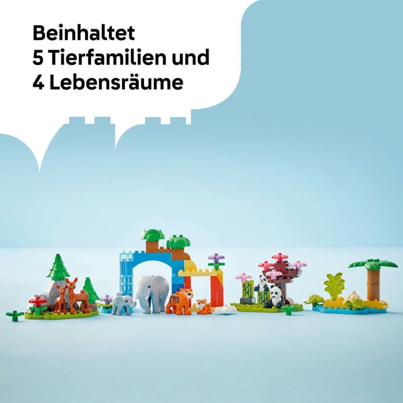 LEGO® DUPLO® Wildtier-Familien 3-in-1-Set 10446