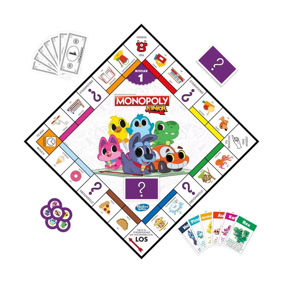 Monopoly Junior 2 Games In 1 F8562100 Monopoly Junior 2 Games In 1 F8562100