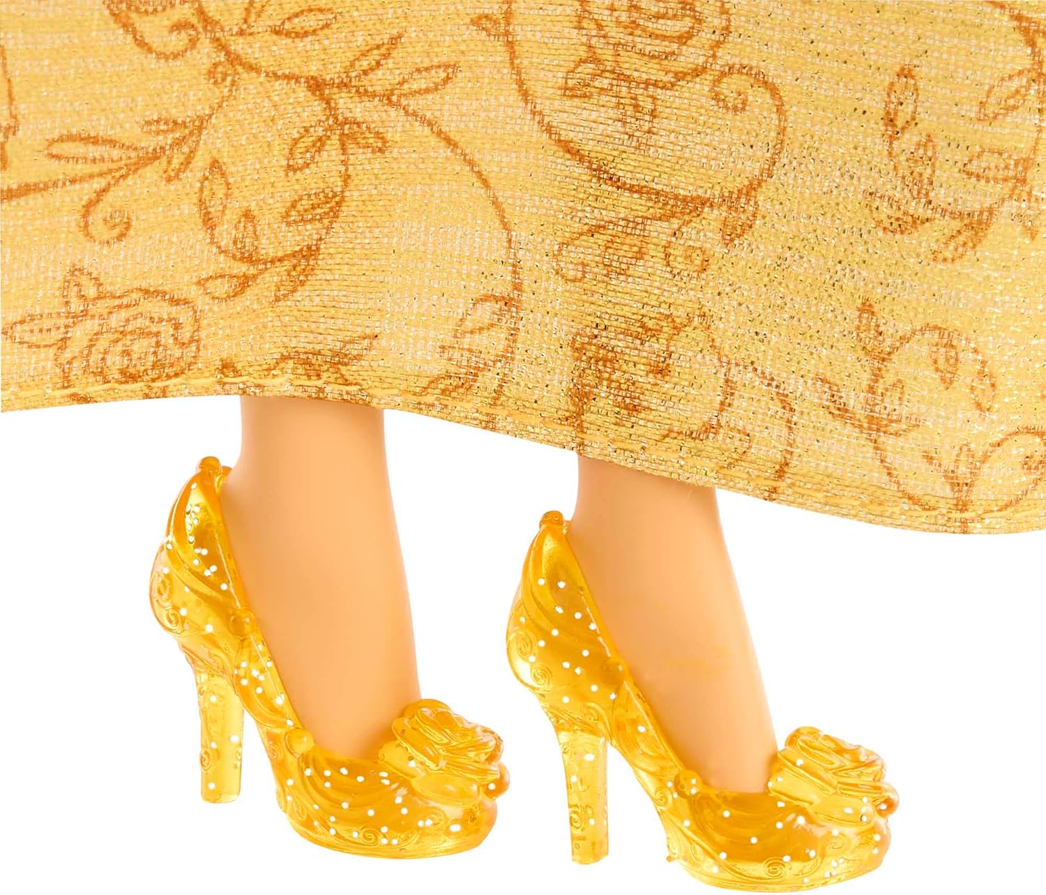 Disney Princess Belle Modepuppe Glitzer-Outfit & Styling-Spaß HLW11 Bekleidung, Schuhwerk, Hoher Absatz, Schuh