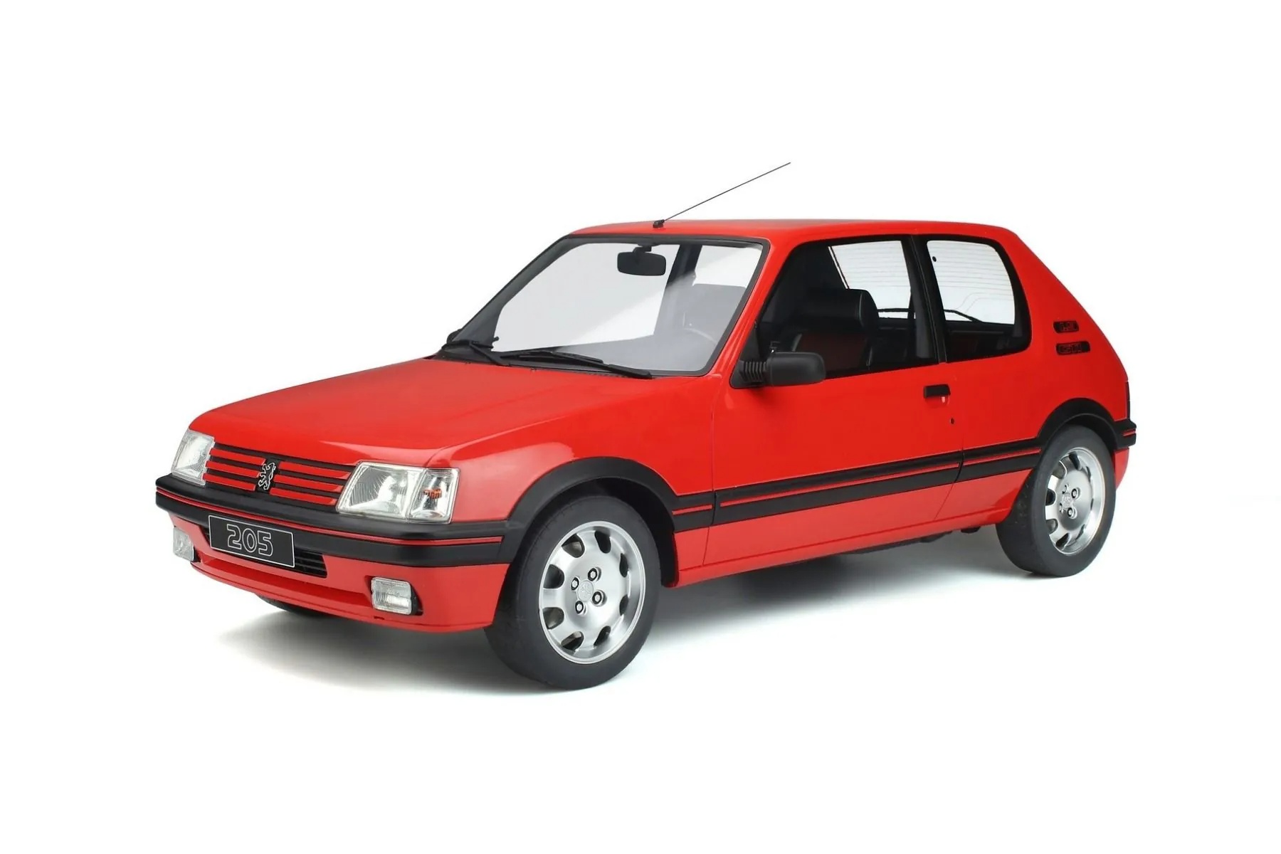IXO 520010121 Peugeot 205 GTi Modellbausatz 1:8 mit Metallkarosserie Auto, Limousine, Rad, Leichtmetallrad, Coupe