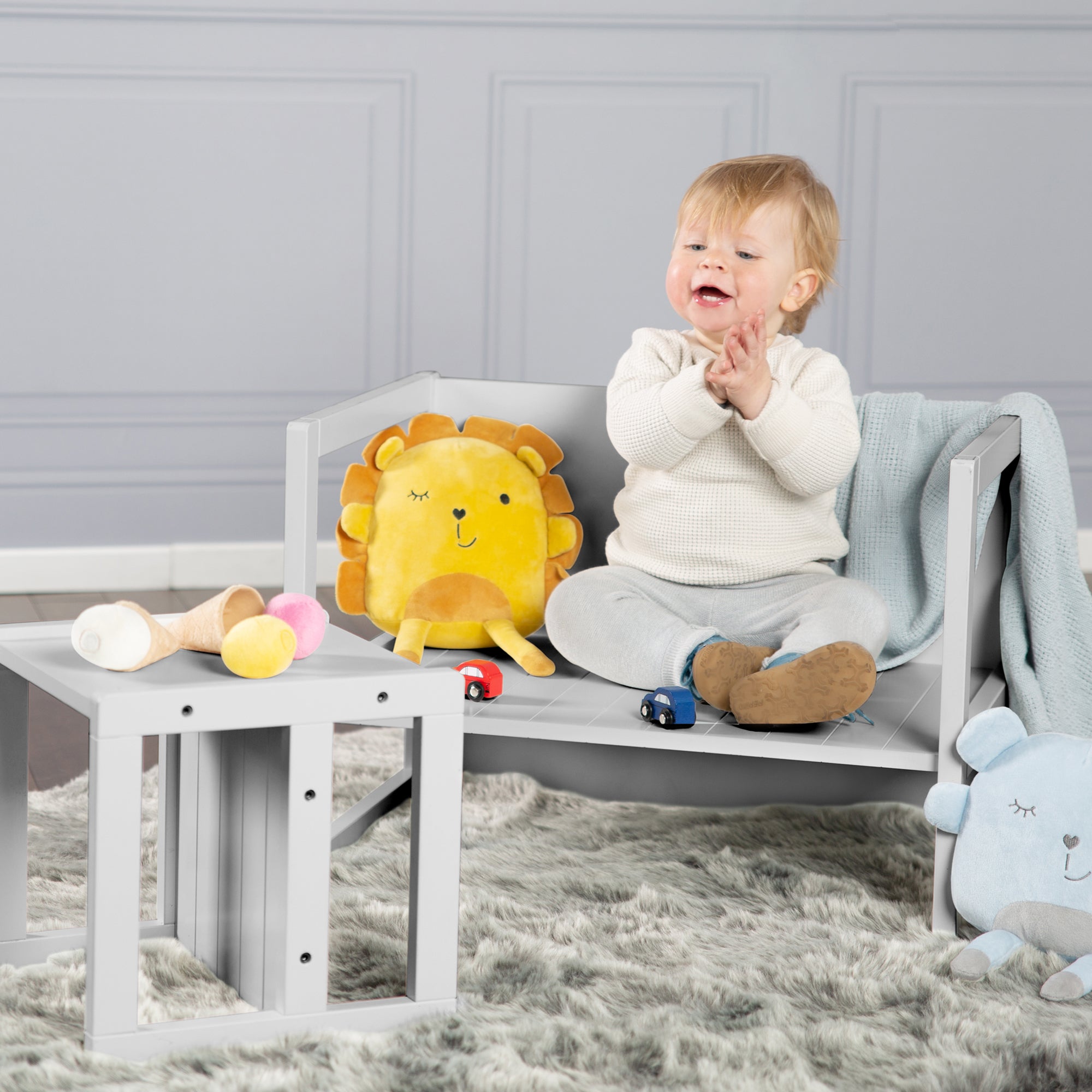 Roba 450002GA Kindersitzgruppe grau – Spielmöbel - Bild 2 Roba 450002GA Kindersitzgruppe grau – Spielmöbel - Produktbild 2