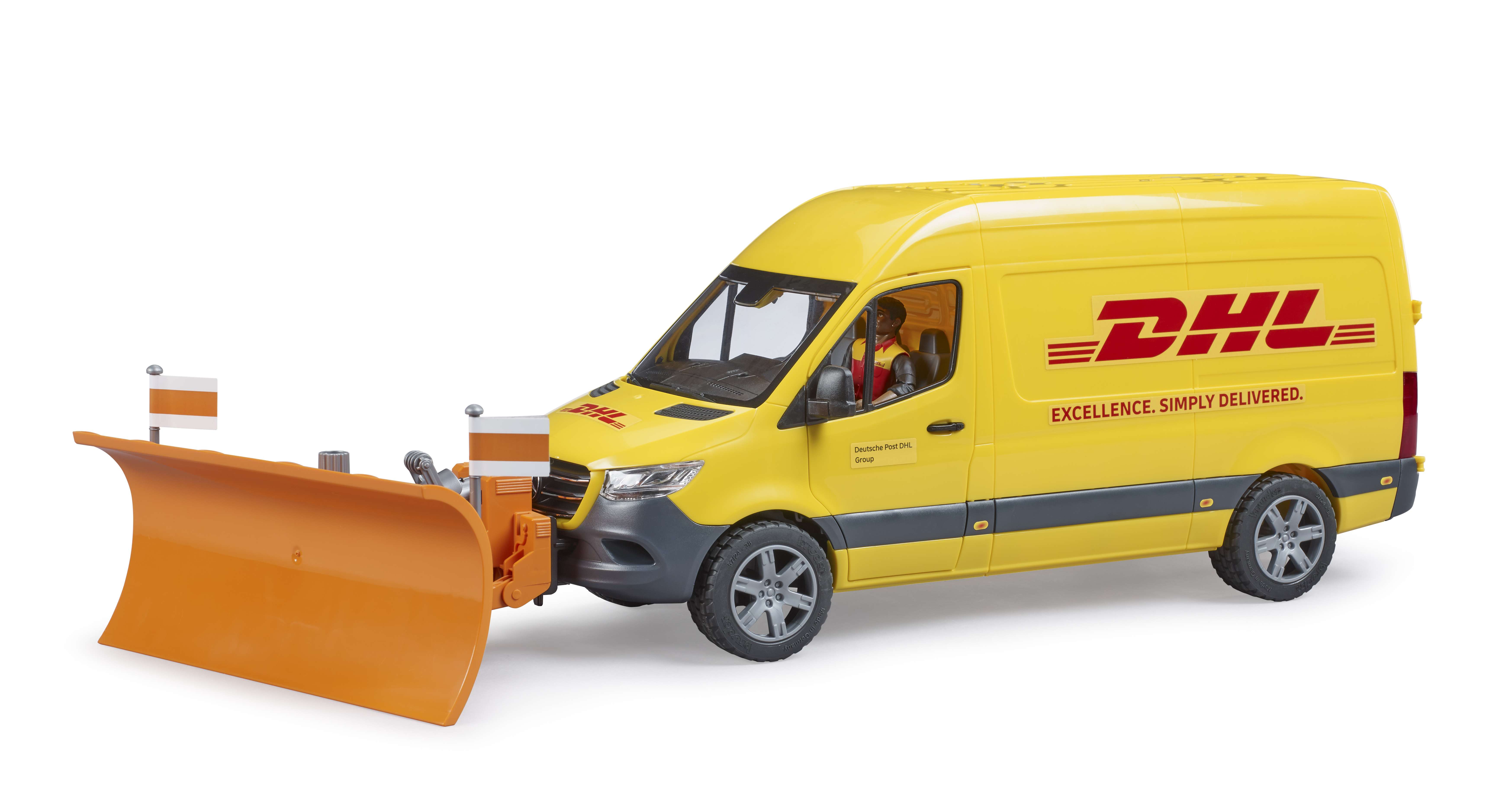 BRUDER 02671 - MB Sprinter DHL mit Fahrer - Bild 5