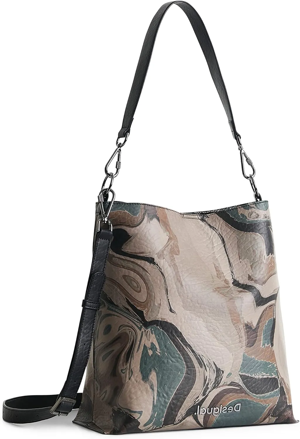 Desigual Damen „Inca Bu“ - Braun mit Camouflage-Muster 22WAXPB1 Handtasche Desigual Damen „Inca Bu“ - Braun mit Camouflage-Muster 22WAXPB1 Handtasche