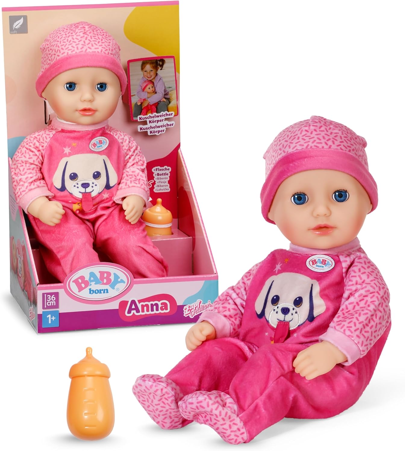 BABY, born, Anna, Pink, 36cm BABY born Anna Pink 36cm