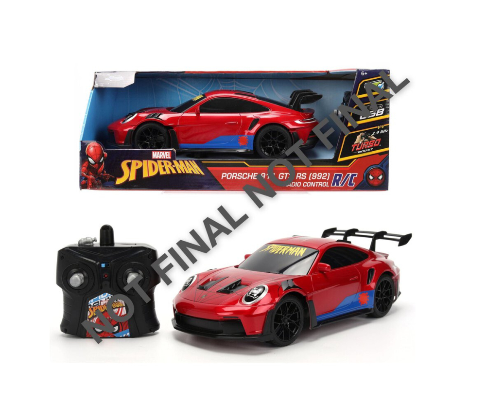 Jada RC Marvel Spider-Man Porsche 911 1:16 Jada RC Marvel Spider-Man Porsche 911 1:16
