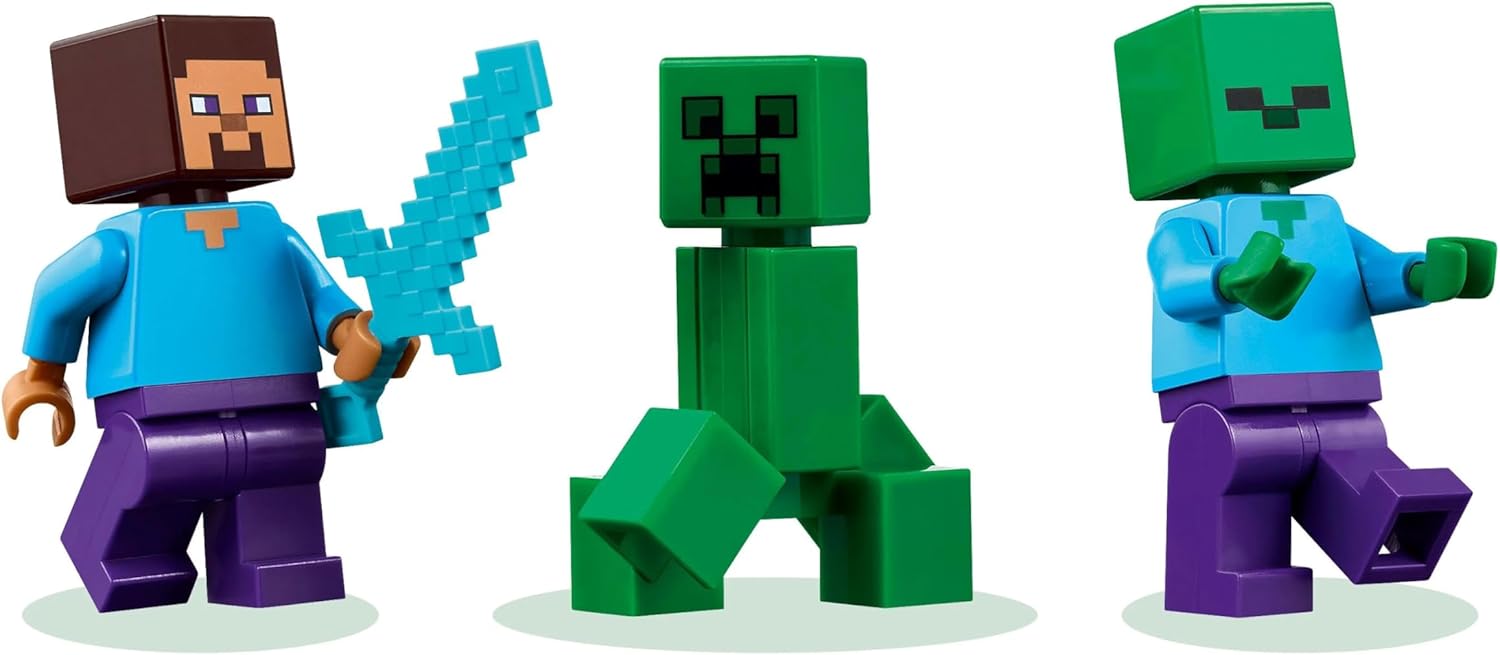 LEGO® Minecraft™ 21275 Das TNT Dschungelhaus Spielzeug, Roboter