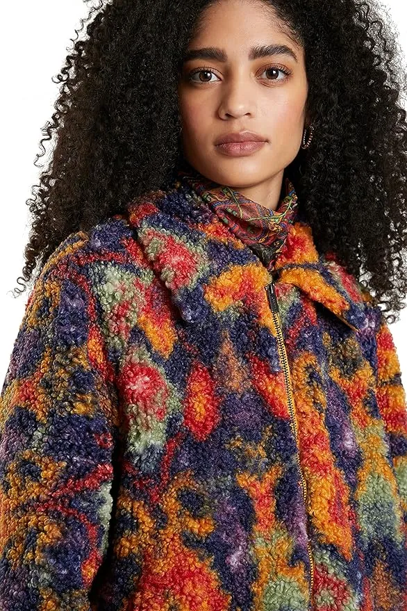 Desigual Damen Jacke „Chaq Colette“ by M. Christian Lacroix - Bunt gemustert 21WWEW989019 GR. XL Desigual Damen Jacke „Chaq Colette“ by M. Christian Lacroix - Bunt gemustert 21WWEW989019 GR. XL