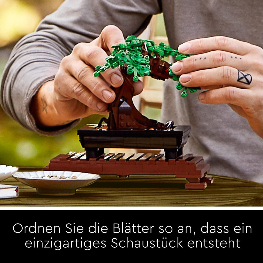LEGO® Creator Expert Bonsai Baum 10281 Finger, Hand, Person, Essen, Präsentation des Essens