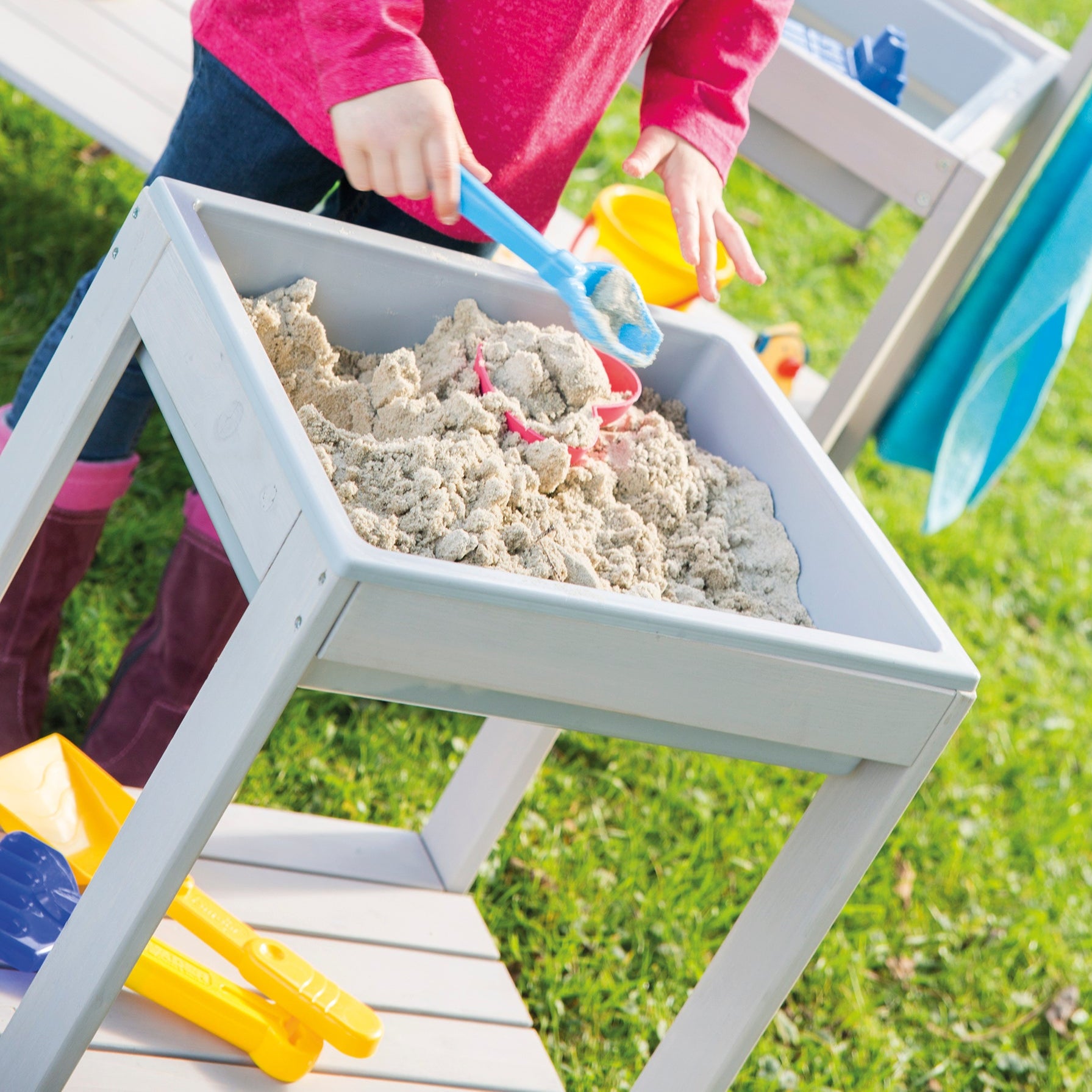 Roba 456008GA Outdoor Spieltisch +Spielwanne grau – Outdoor + - Bild 7 Roba 456008GA Outdoor Spieltisch +Spielwanne grau – Outdoor + - Produktbild 7