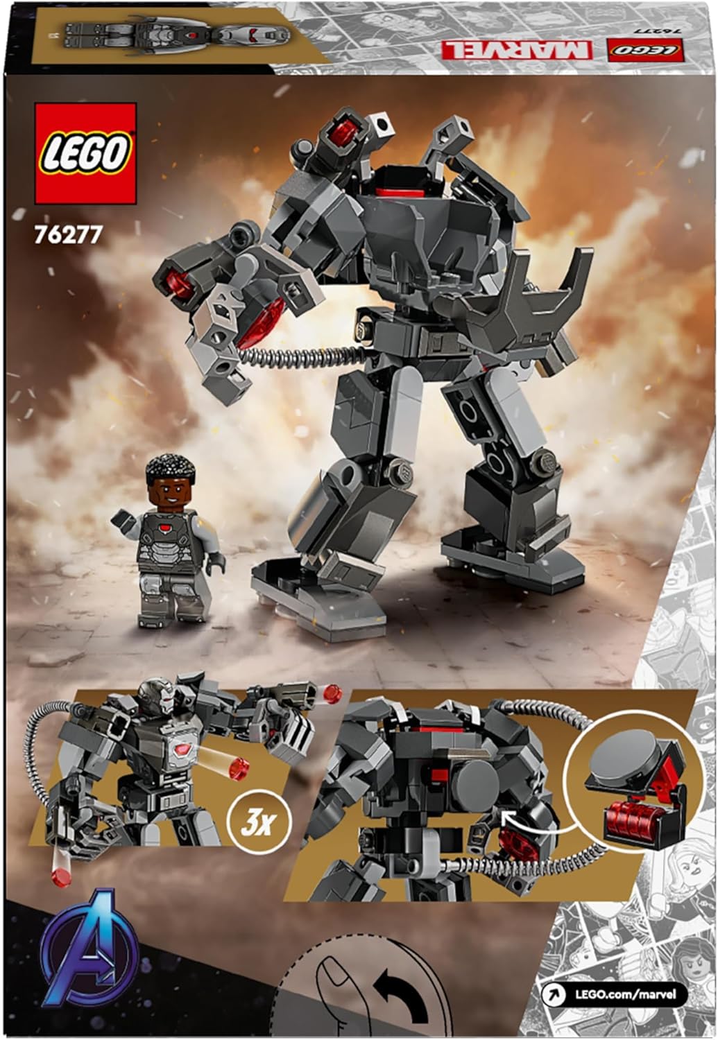 LEGO® MARVEL War Machine Mech 76277