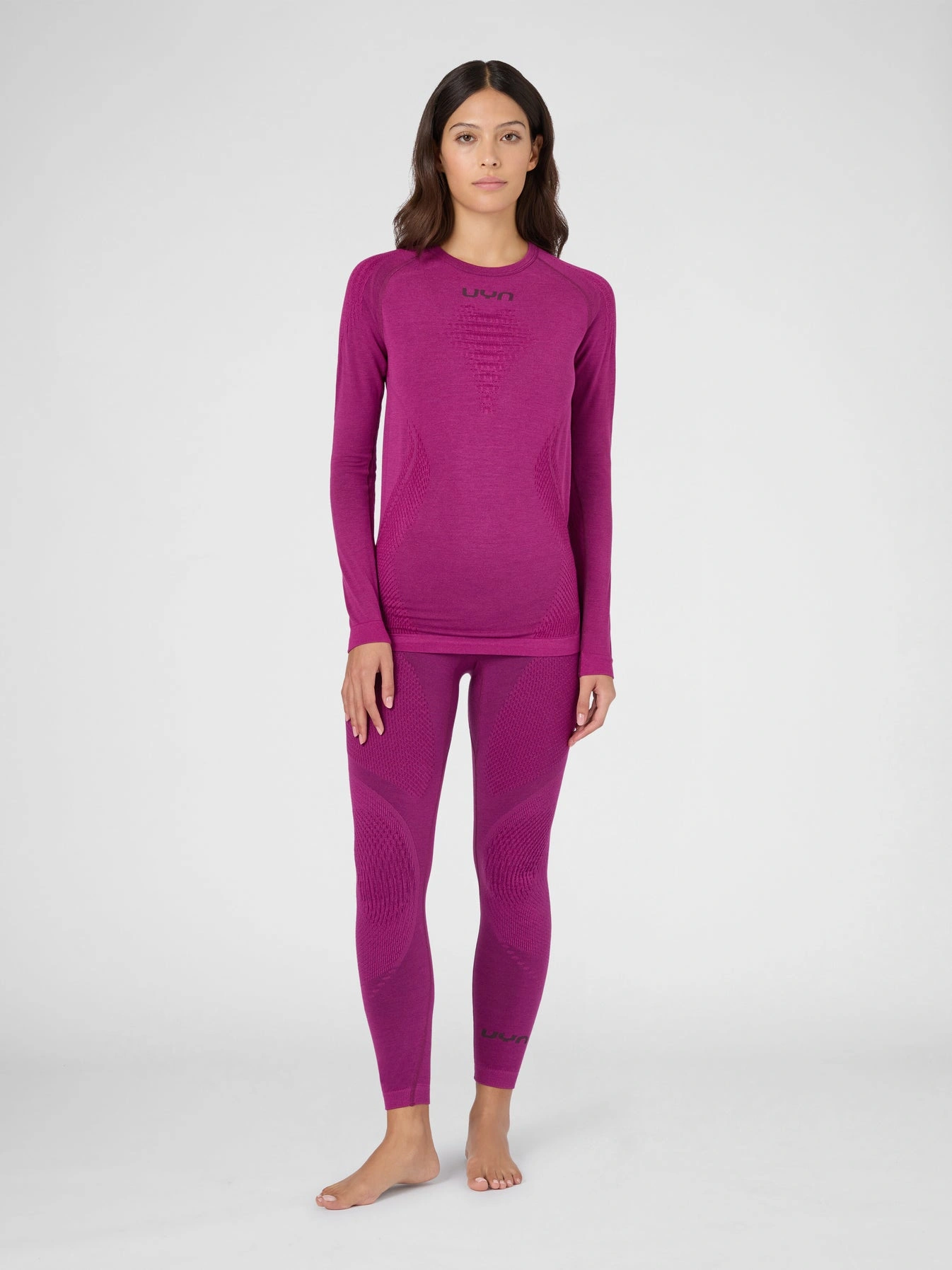 UYN Damen Evolutyon Biotech Underwear Shirt Long Sleeve U100417V266 - Berry GR. L/XL