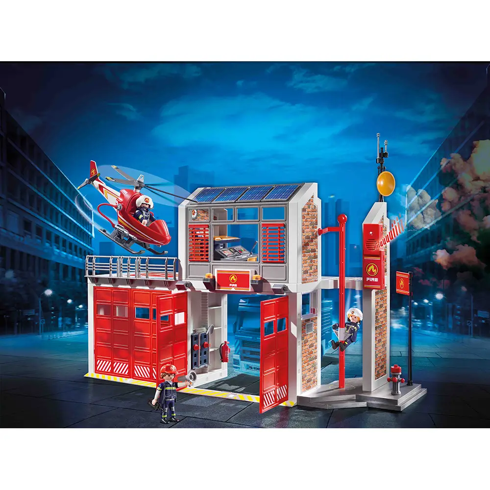 PLAYMOBIL 9462 City Action - Große Feuerwache mit Soundeffekten