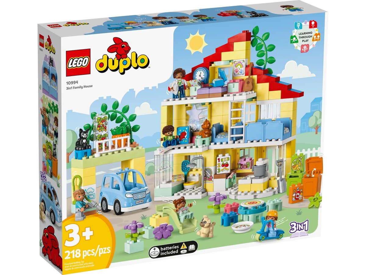 LEGO 10994  Duplo 3-in-1-Familienhaus LEGO, 10994, , Duplo, 3-in-1-Familienhaus, Person, Spielzeug