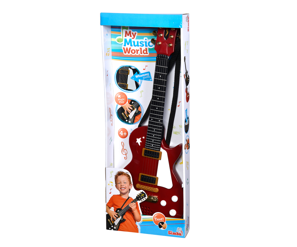 Simba MMW Rockgitarre, 2-sort. Simba MMW Rockgitarre, 2-sort.