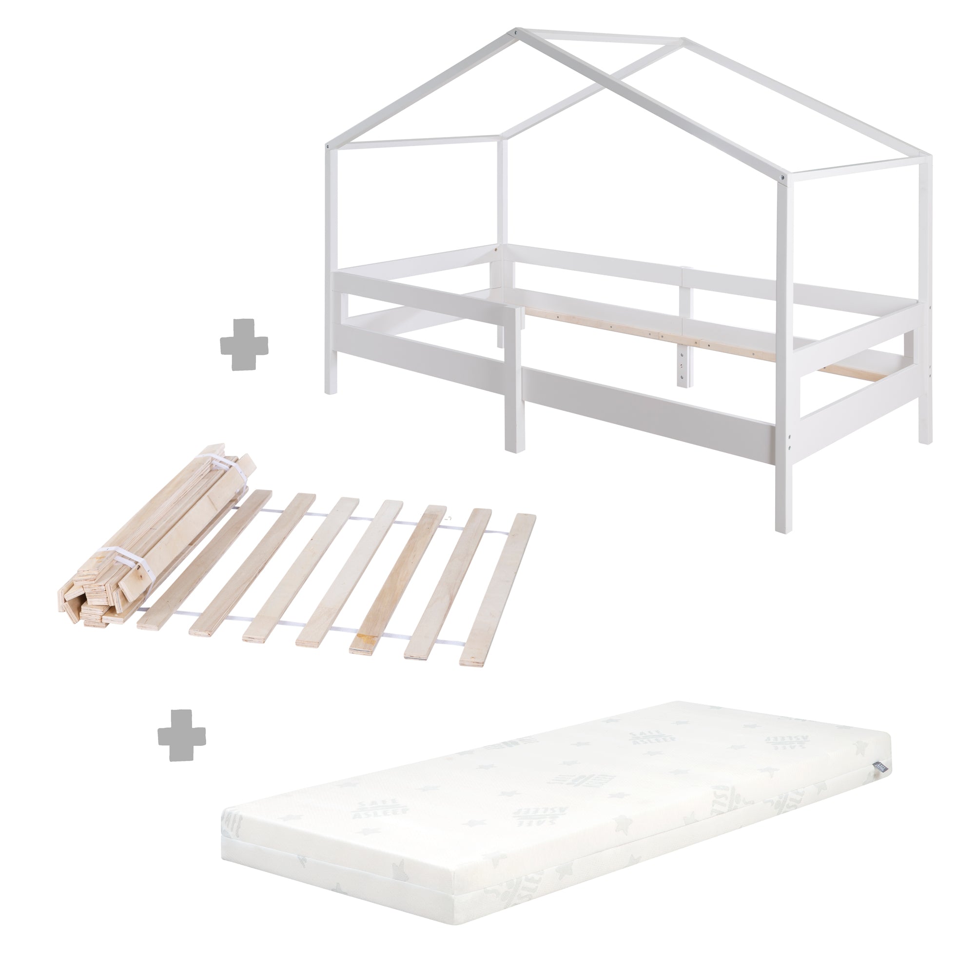 Roba 207014WE Hausbett Set weiß – Hausbetten - Bild 1 Roba 207014WE Hausbett Set weiß – Hausbetten - weiß - Hausbetten - Produktbild 1