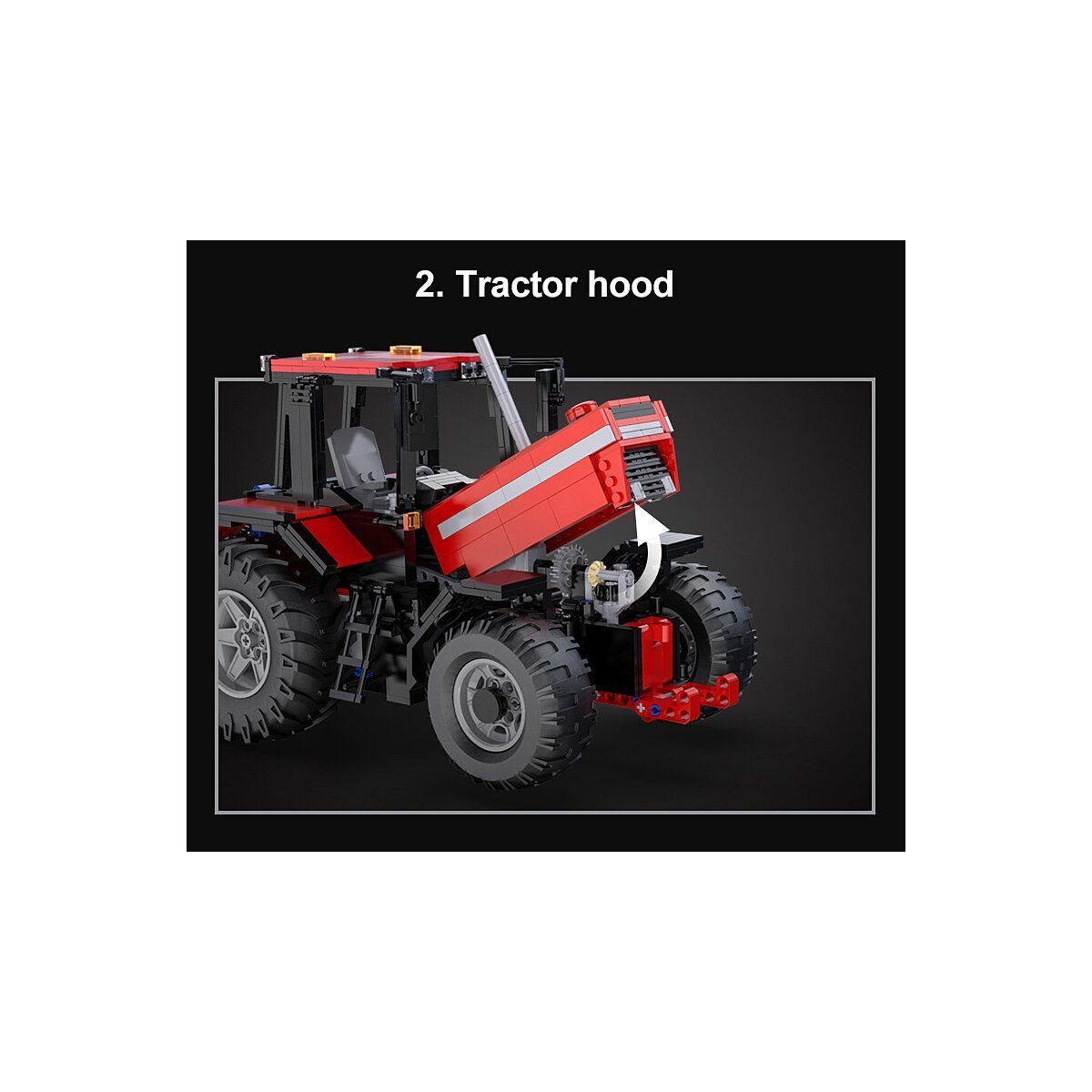 JAMARA CaDA Traktor mit Pflug 1:17 2,4GHz Bricks ab 14 Jahren JAMARA CaDA Traktor mit Pflug 1:17 2,4GHz Bricks ab 14 Jahren