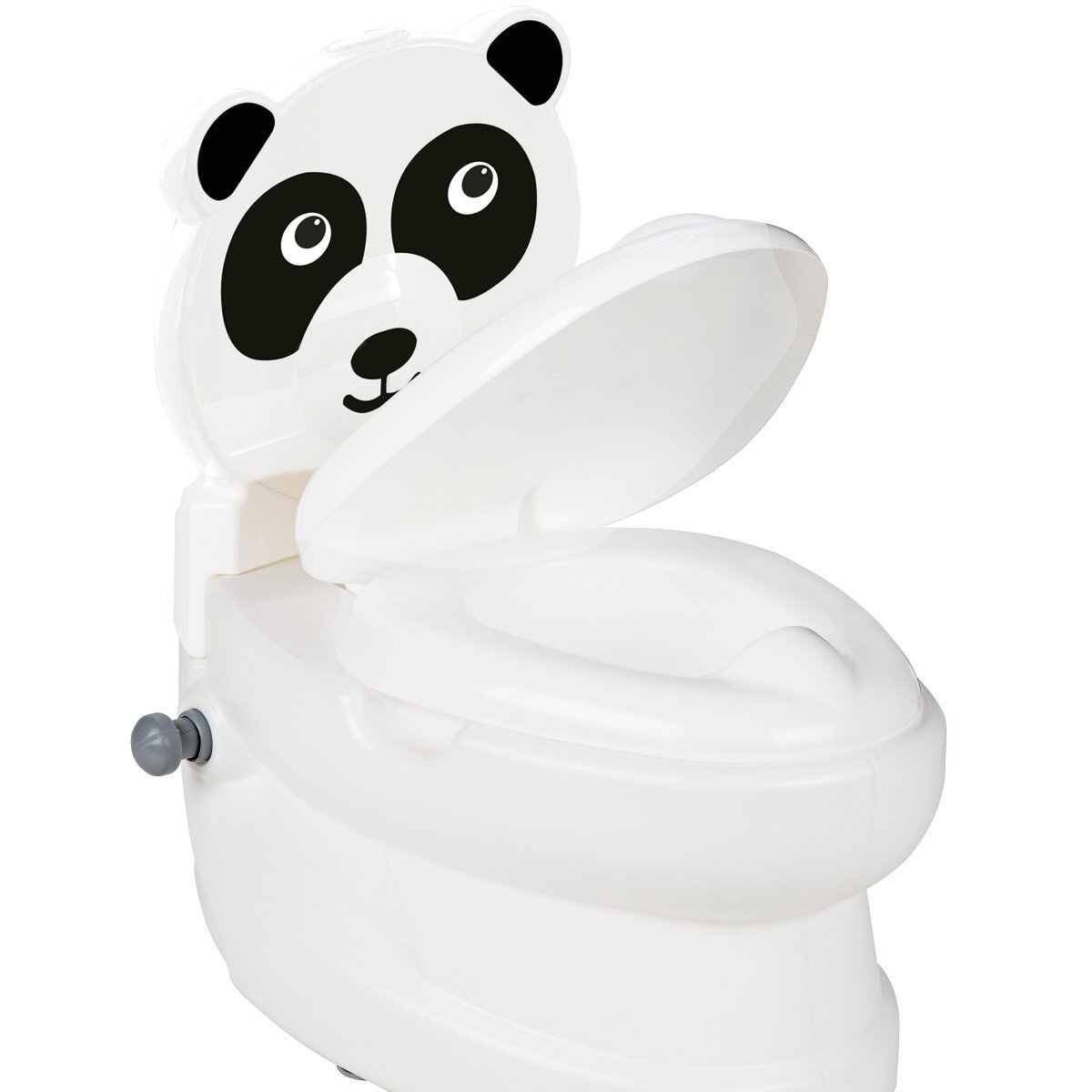 JAMARA Meine kleine Toilette Panda mit Spülsound und Toilettenpapierhalter ab 18 Monaten