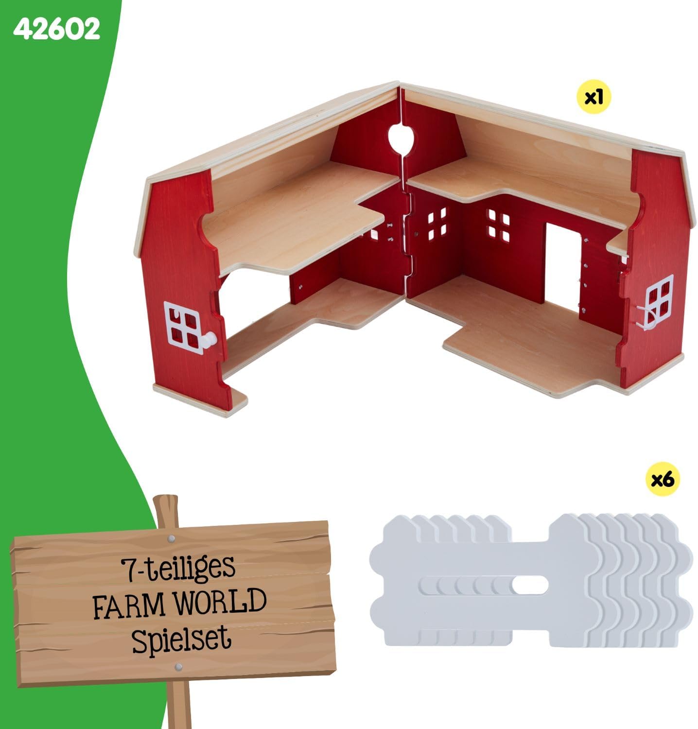 Großer Bauernhof aus Holz Großer Bauernhof aus Holz