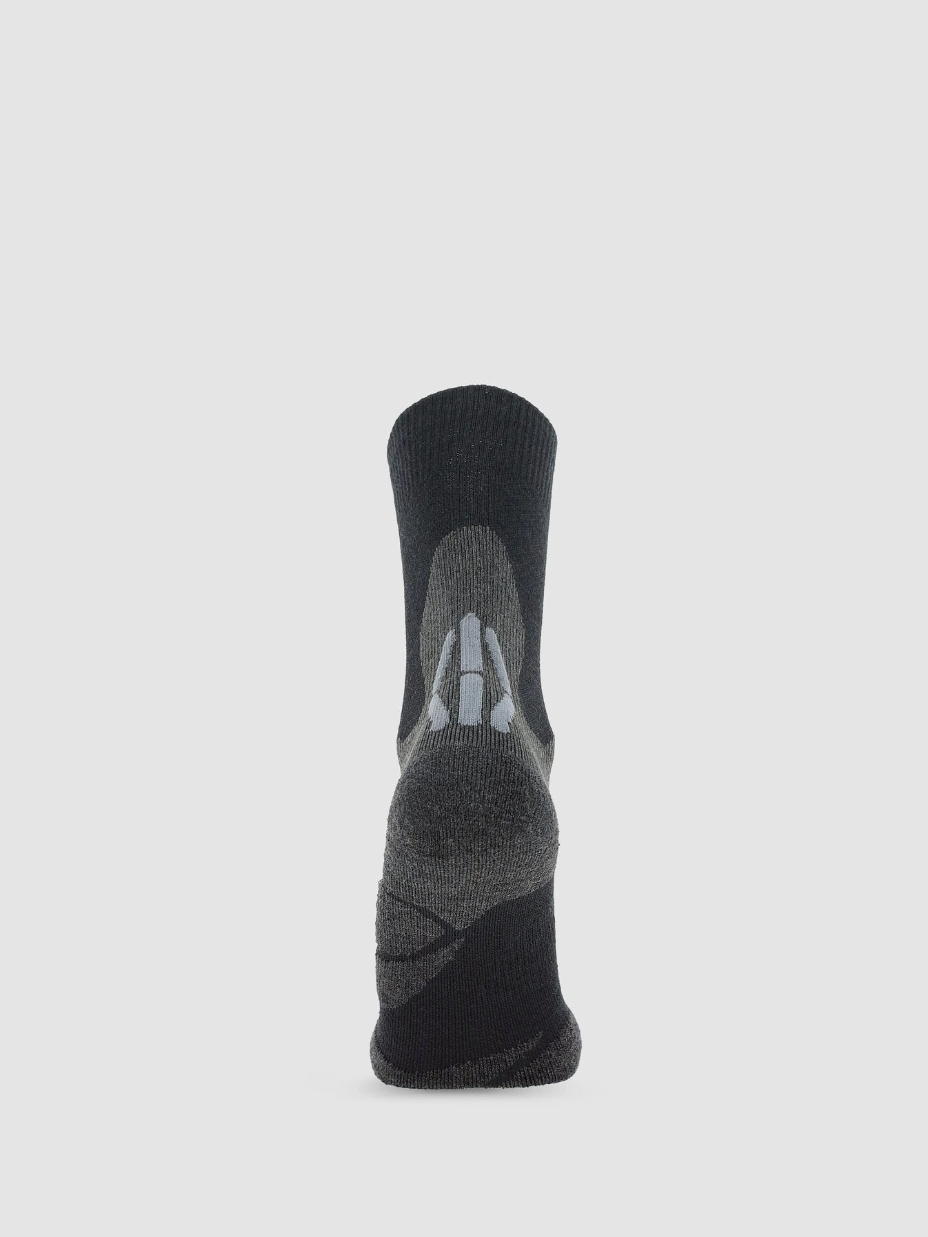 UYN Damen Trekkingsocken 2IN Merino Mid S100238B052 - Schwarz/Grau GR. 35/36