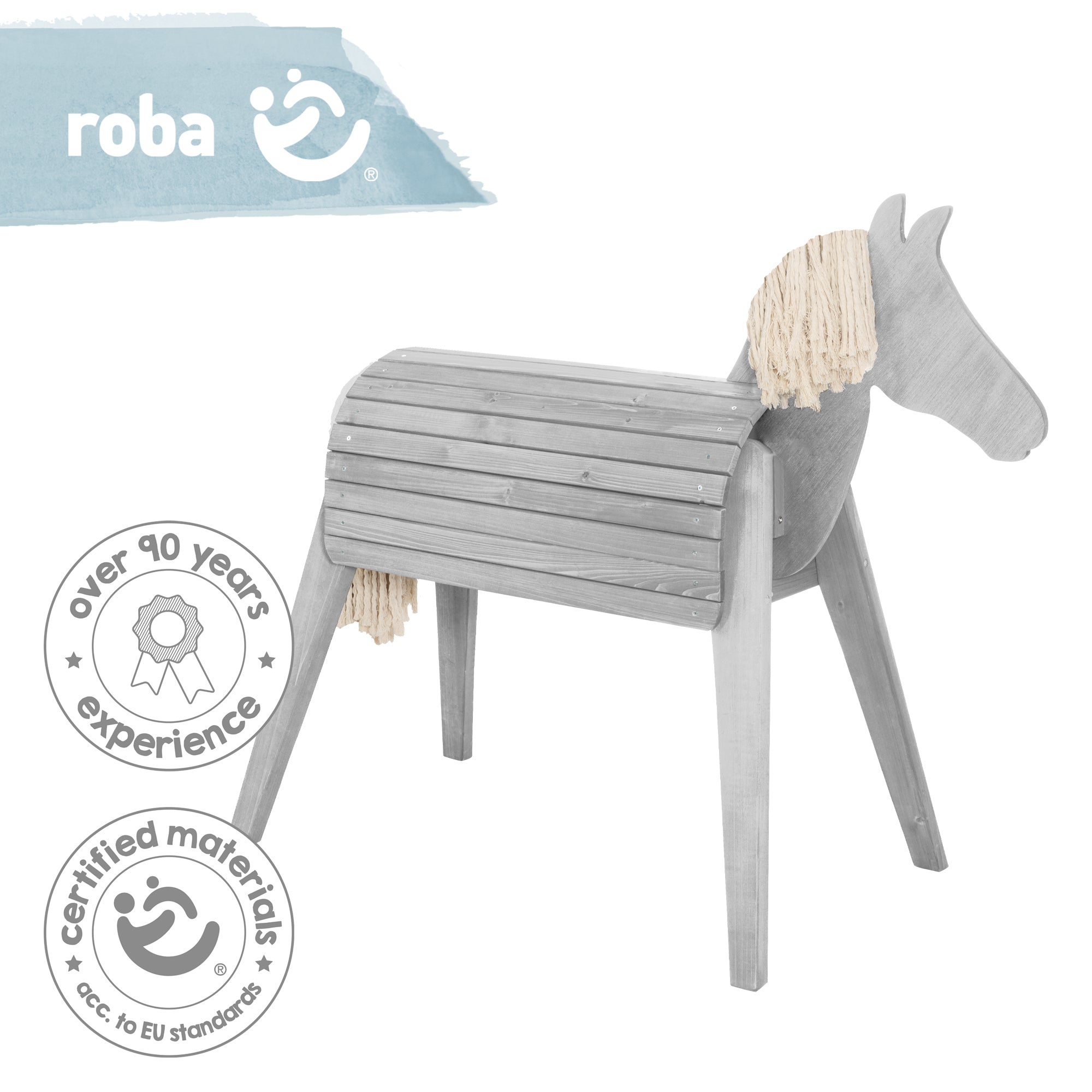 Roba 456022GA Spielpferd Outdoor grau – Outdoor + - Produktbild 6