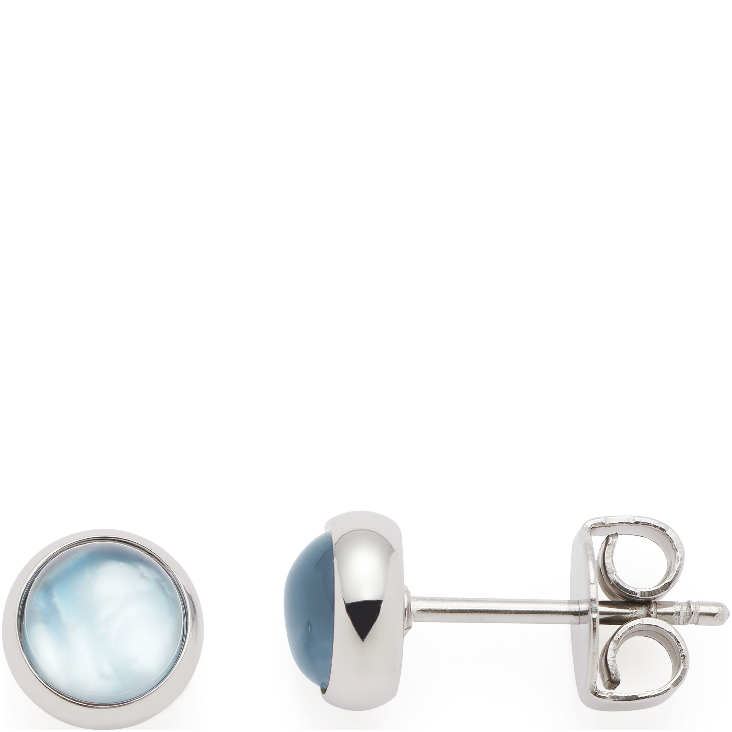 Leonardo, Ohrstecker, Bea, grey, blue, Zubehor, Ohrring, Schmuck