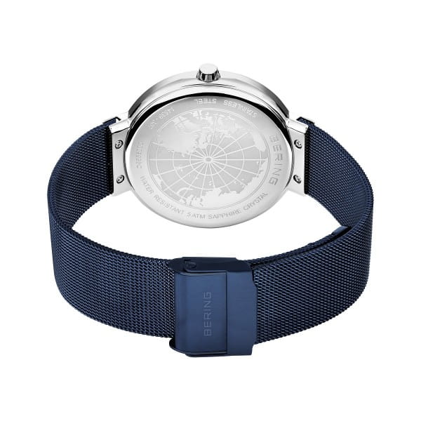 Bering 14539-307 Unisex Uhr, Milanaise, Blau/Silber