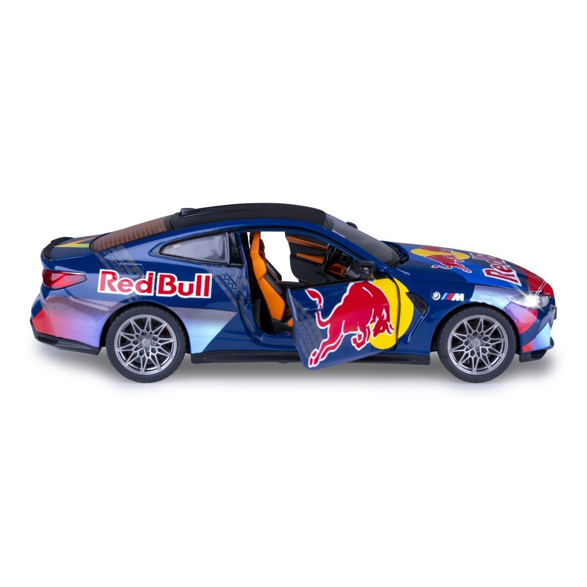 JAMARA BMW M4 Diecast 1:23 blau inkl. Knopfzellen ab 3 Jahren