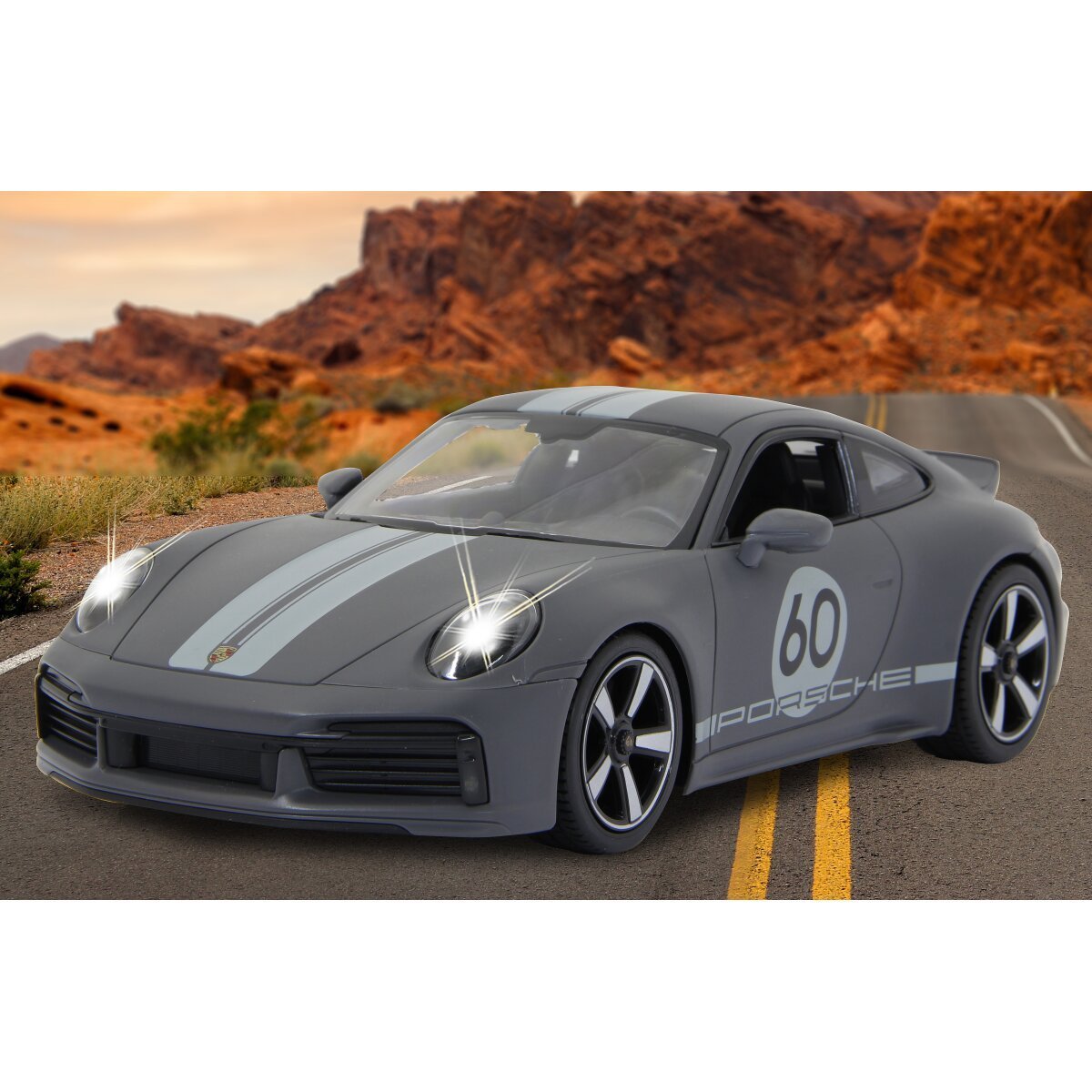 JAMARA Porsche 911 Sport Classic 1:16 grau 2,4GHz ab 6 Jahren