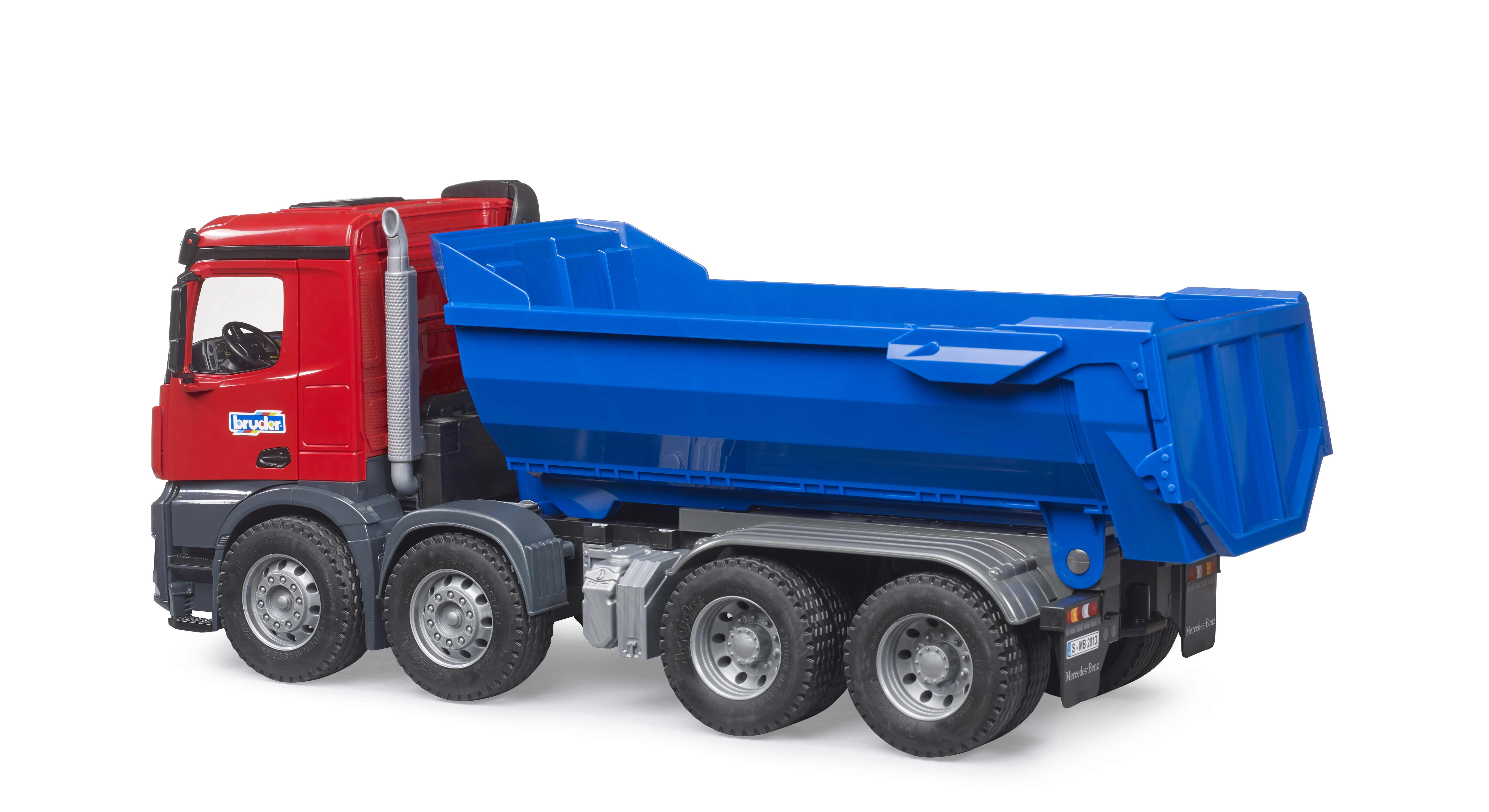 BRUDER 03621 - MB Arocs Halfpipe Kipp LKW - Bild 3
