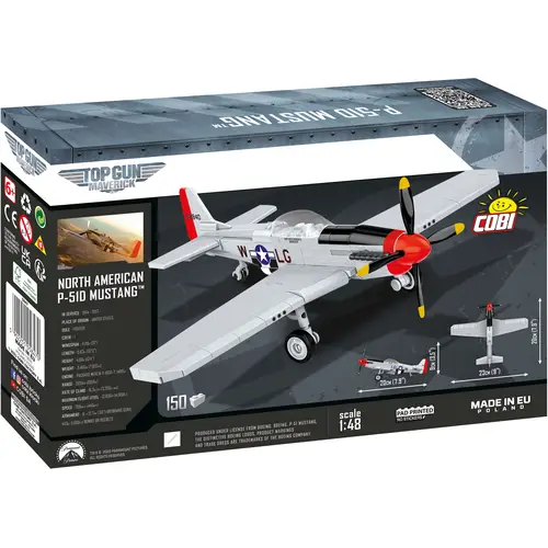 Cobi 5847 P-51D MUSTANG™ scale 1:48  Top Gun Cobi 5847 P-51D MUSTANG™ scale 1:48  Top Gun