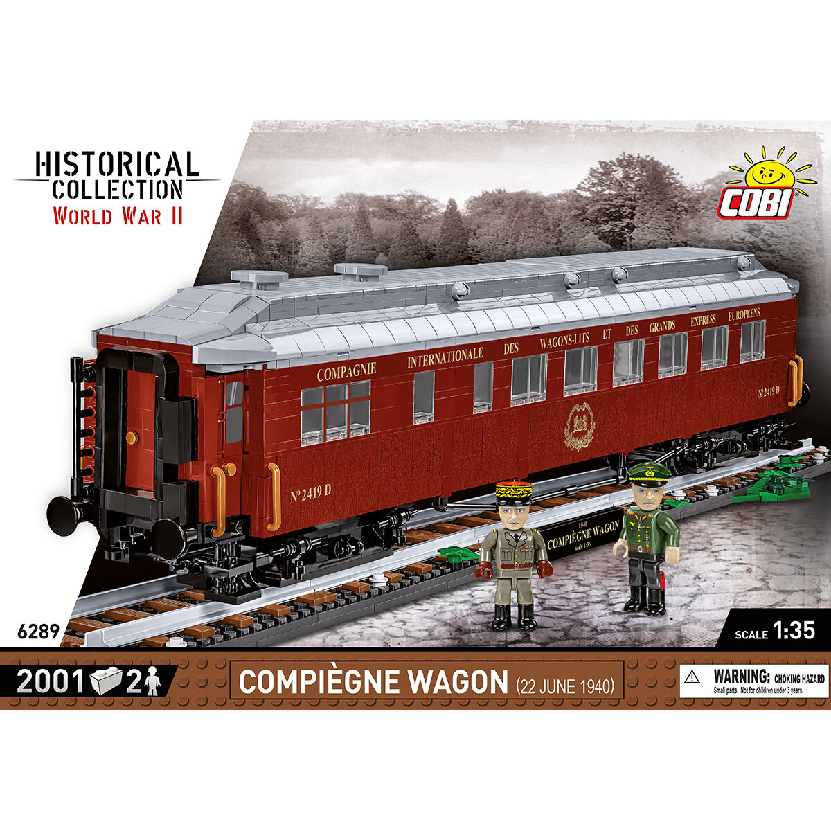 COBI 6289 - Compiègne WAGGON (22 JUNI 1940) - Bild 2 COBI 6289 - Compiègne WAGGON (22 JUNI 1940) - Bild 2