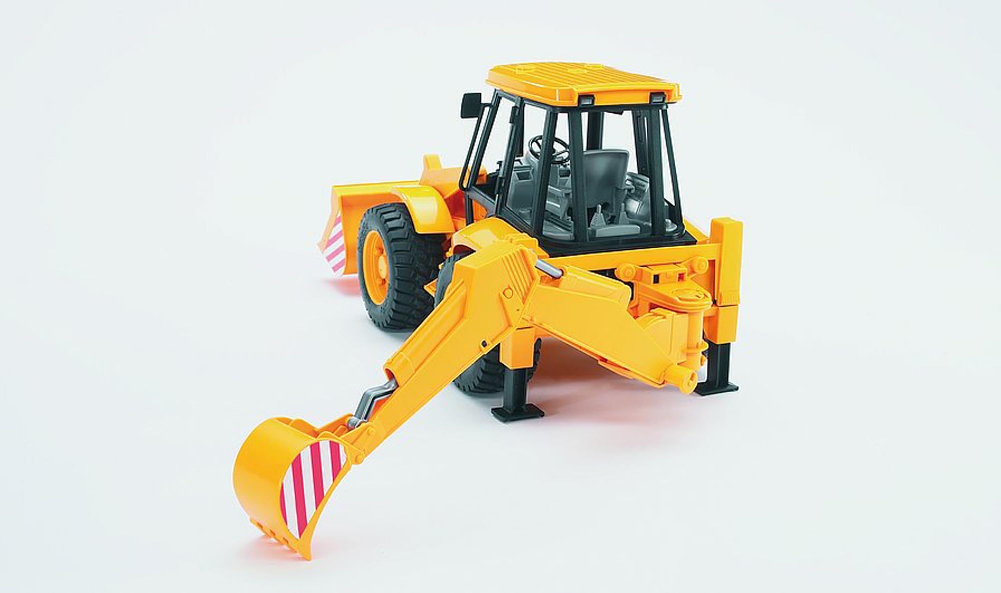 Bruder 02428 - JCB 4CX Baggerlader DE Maschine, Bulldozer