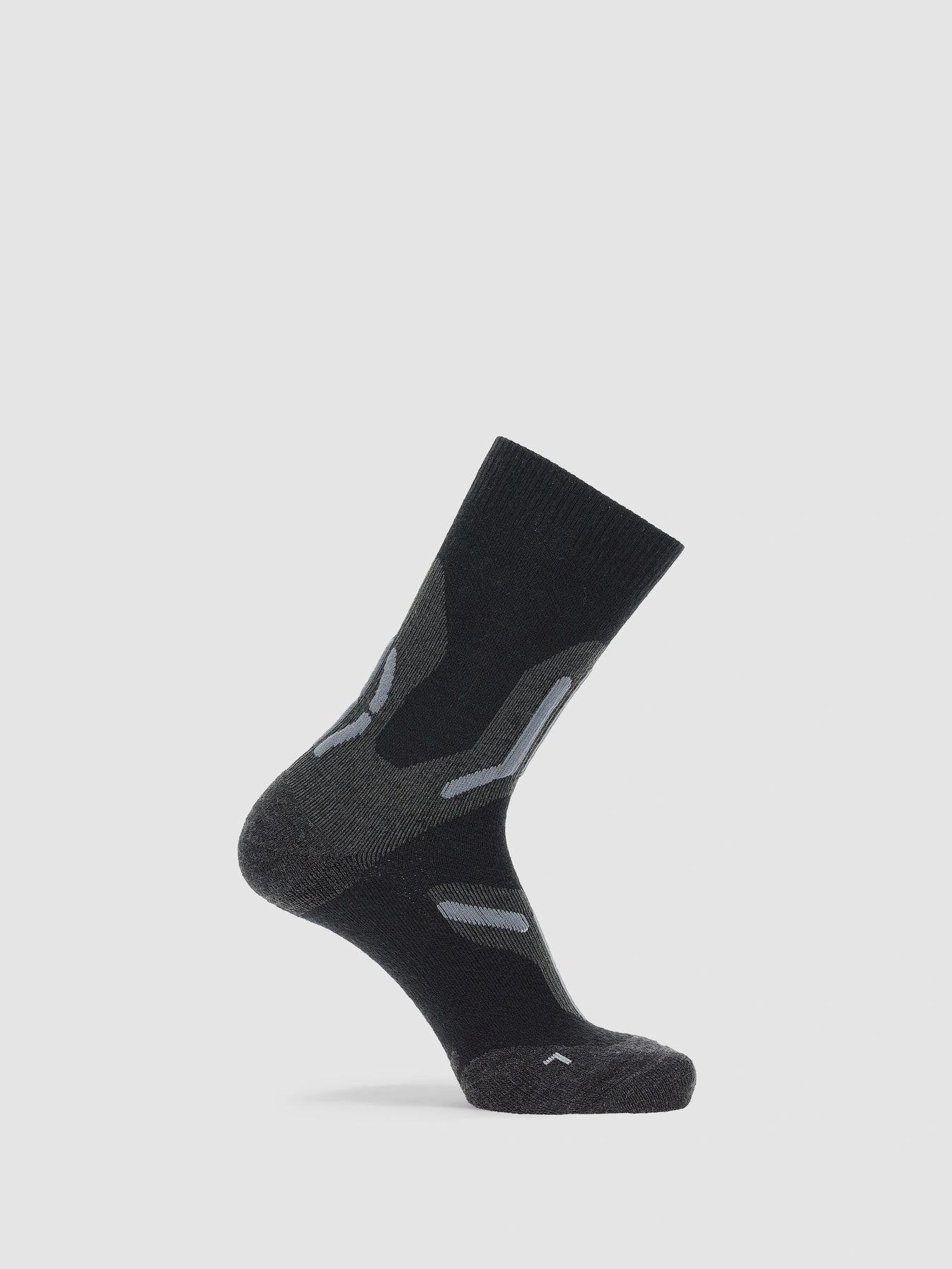UYN Herren Trekkingsocken 2IN Merino Mid S100237B052 - Schwarz/Grau GR. 39/41 UYN Herren Trekkingsocken 2IN Merino Mid S100237B052 - Schwarz/Grau GR. 39/41