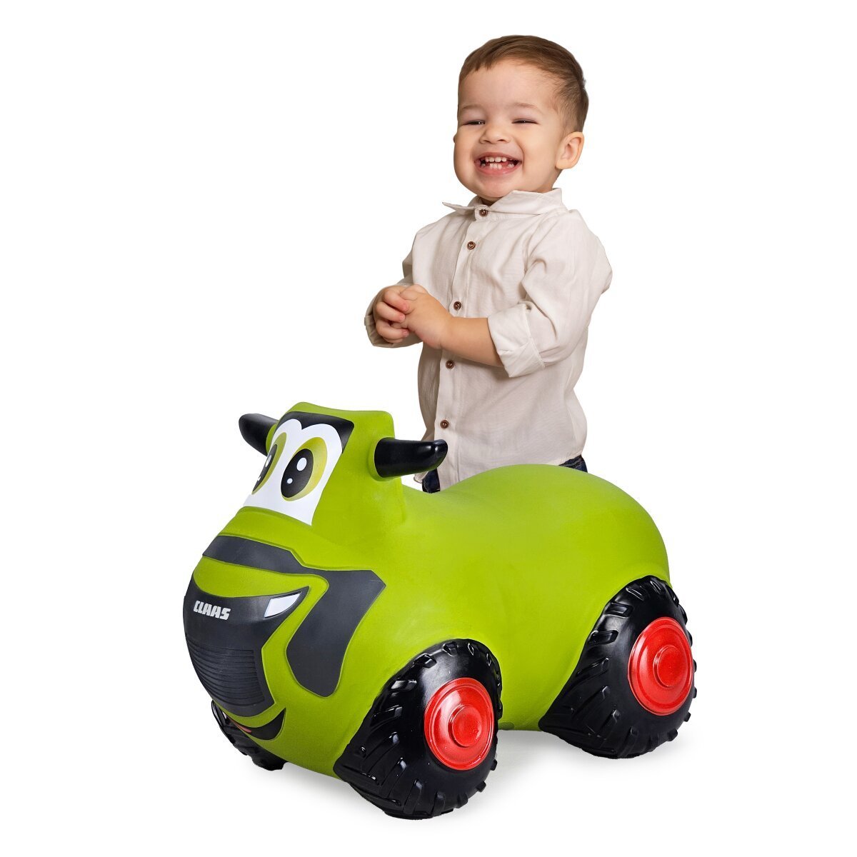 JAMARA Claas Hüpftraktor HoppyDoo mit Pumpe ab 12 Monaten
