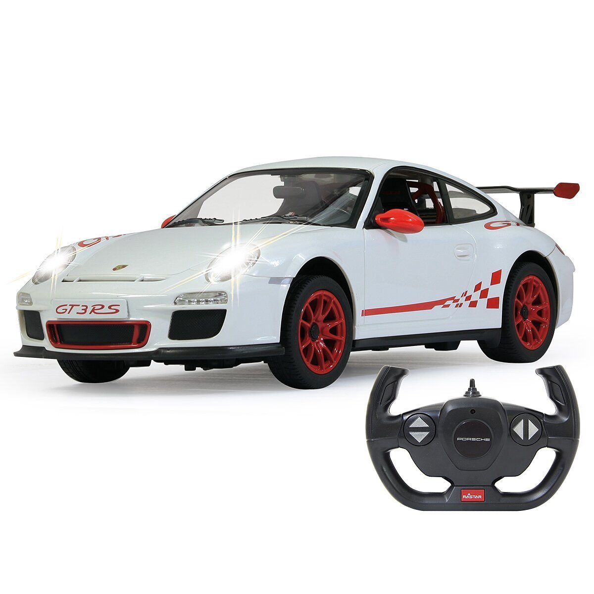 JAMARA Porsche GT3 RS 1:14 weiss 2,4GHz ab 6 Jahren