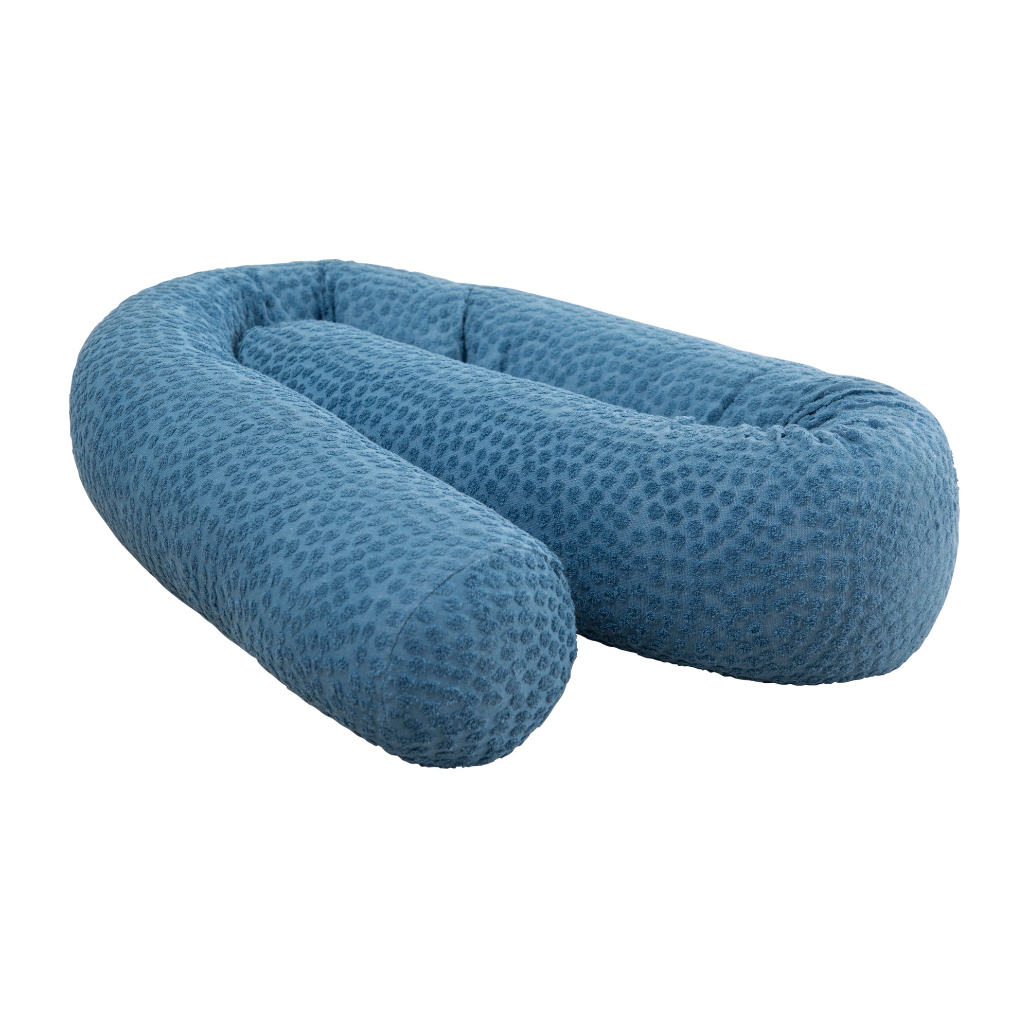 Roba 284100G282 Bettschlange 'Seashells' indigo blau – Babynester - Bild 2 Roba 284100G282 Bettschlange 'Seashells' indigo blau – Babynester - Produktbild 2