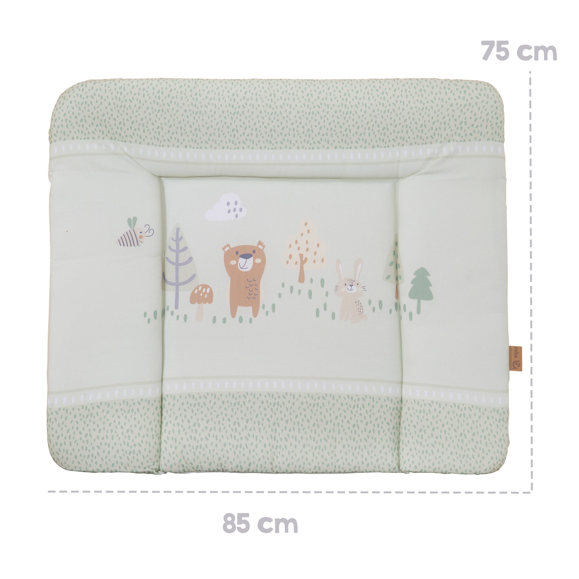 Roba 0817S283 Wickelauflage soft Woodland Buddies grün – Wickelauflagen - Bild 2 Roba 0817S283 Wickelauflage soft Woodland Buddies grün – Wickelauflagen - Produktbild 2