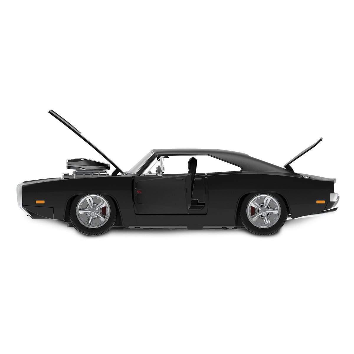 JAMARA Dodge Charger R/T 1970 1:16 schwarz 2,4GHz Tür manuell ab 6 Jahren