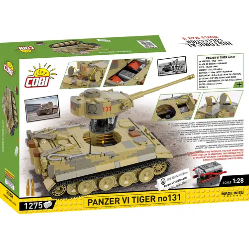 Cobi 2588 Panzer VI Tiger I no 131 The Tank Museum Cobi 2588 Panzer VI Tiger I no 131 The Tank Museum