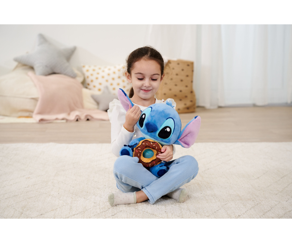 Simba Disney Stitch mit Doughnut, 25cm