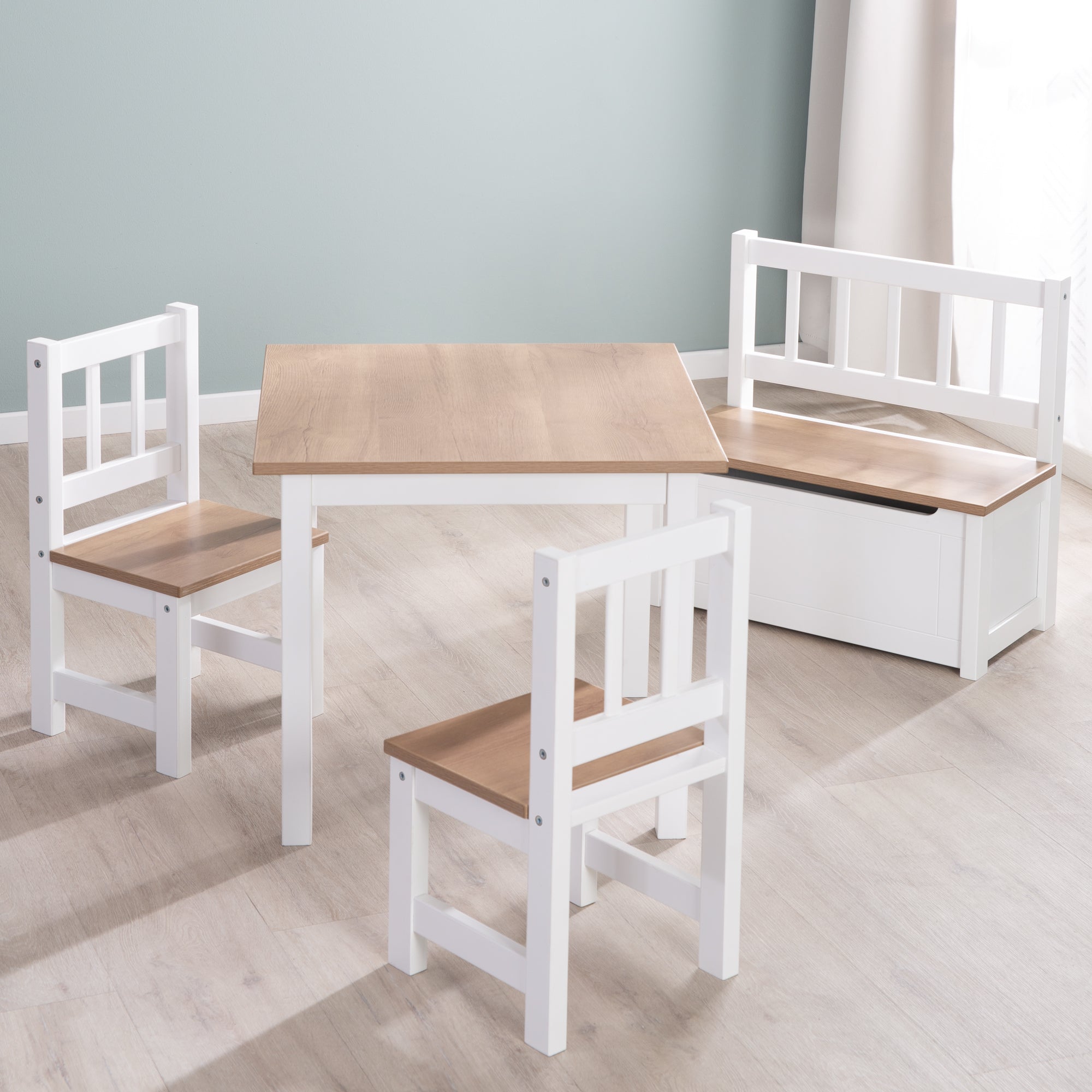 Roba 450050HWE Kindertruhenbank holz weiß – Spielmöbel - Bild 6 Roba 450050HWE Kindertruhenbank holz weiß – Spielmöbel - Produktbild 6